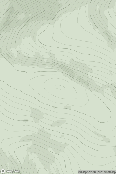 Thumbnail image for Meall Gorm [Loch Broom to Strath Oykel] showing contour plot for surrounding peak